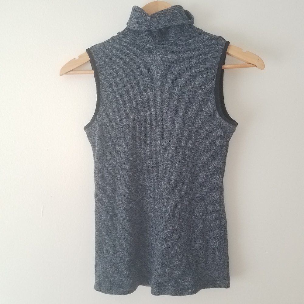 Grey Sleeveless Turtleneck - Asos